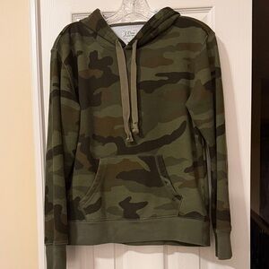 J. Crew Vintage Fleece Camouflage Jacket